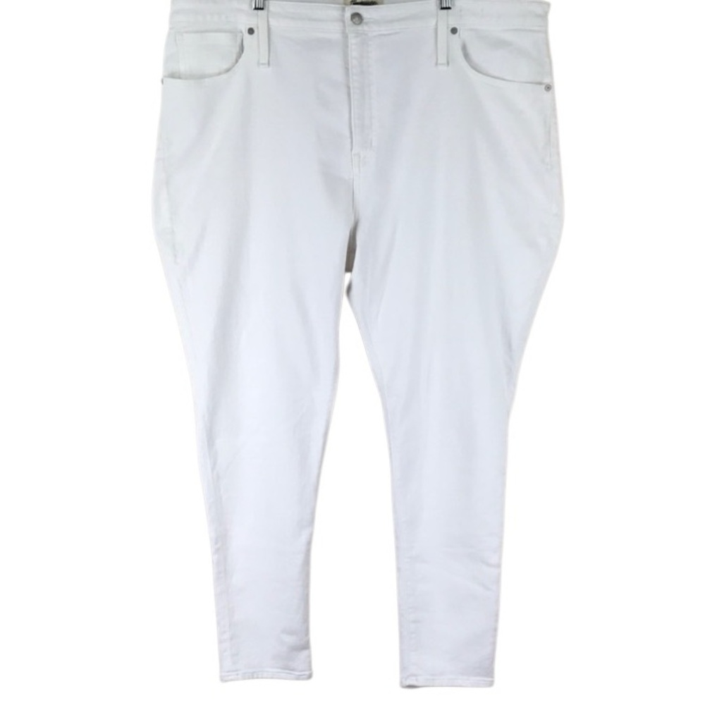 MADEWELL Size 36 Curvy High-Rise Skinny Jeans in Pure White NWT